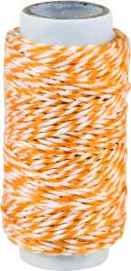 KNORR PRANDELL Dekoschnur 20 m Ø 1 mm 100 % Baumwolle orange