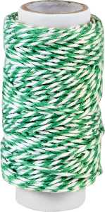 KNORR PRANDELL Dekoschnur 20 m Ø 1 mm 100 % Baumwolle dunkelgrün