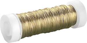 KNORR PRANDELL 216435696 Lackdraht 50 m Ø 05 mm Eisen goldfarben