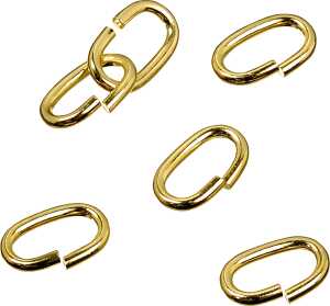 KNORR PRANDELL 216441783 Verbindungsöse 6 x 45 mm Metall goldfarben