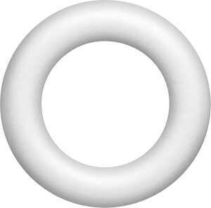 KNORR PRANDELL 216767212 Styropor-HalbRingeØ 12 cm Styropor weiss