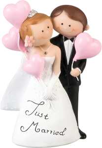 KNORR PRANDELL Hochzeitspaar Just Married 72 x 103 cm Polyresin