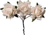 KNORR PRANDELL Blüte am Draht-Stiel Papierrose...