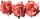 KNORR PRANDELL 217611008 Dekostreu Blumen Papierblume Ø 25 cm Papier lachs