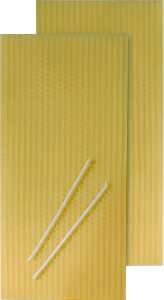 Bienenwachswaben-Set Wachsplatten: 10 x 30 cm Dochte: 12 cm