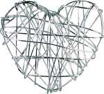 KNORR PRANDELL 218236907 Drahtherzen 45 x 35 cm Metall...