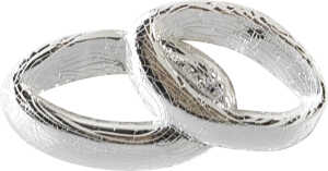 KNORR PRANDELL 218306208 Wachseheringe 34 x 18 mm silberfarben