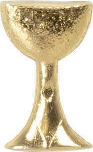 KNORR PRANDELL 218306283 Wachskelch 38 x 24 mm goldfarben