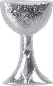 KNORR PRANDELL 218306284 Wachskelch 38 x 24 mm silberfarben