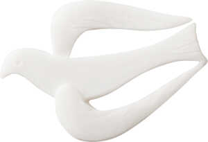 KNORR PRANDELL 218308021 Wachstaube 32 x 22 mm weiss