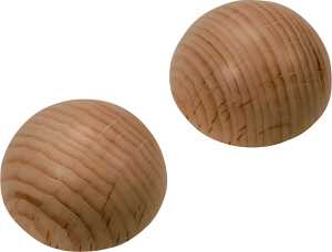 Holzhal ugel Ø 30 mm Buche Deutschland roh gewachst