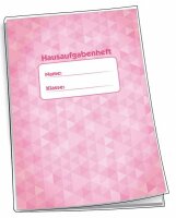 Trötsch Hausaufgabenheft Rosa A5, 96 Seiten, mit...