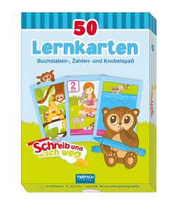 Trötsch Lernkarten Schreib & Wisch weg 12 x 16 cm, 50 Karten 63605