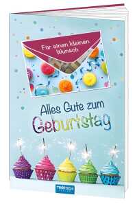 Trötsch Geschenkbuch Geburtstag 12 x 18 cm, 12 Seiten mit Geldumschlag
