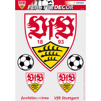 HERMA FENSTERD. VFB STUTTGART 35x50,GR.LOGO