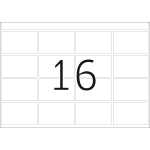 Etikett DP1 25x40mm weiss 5000 Et Blattgr. 168x120mm 315...