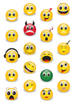 Herma Sticker MAGIC Emojis Stone 1 Bl