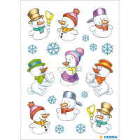 Herma Sticker DECOR Weihnachten Schneemänner 3 Bl