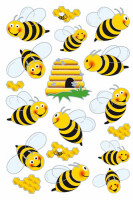 Herma Sticker MAGIC Tiere Bienen 3D Flügel 1 Bl