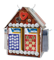 Herma Sticker Display Mix 160 Pack DECOR Weihnachten Lebkuchenhaus Sterne