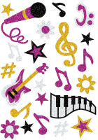 Herma Sticker MAGIC Musik glittery 1 Bl