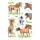 Herma Sticker DECOR Tiere Gezeichnete Pferde 3 Bl