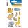 Herma Sticker DECOR Tiere Zootiere 3 Bl