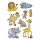 Herma Sticker DECOR Tiere Zootiere 3 Bl