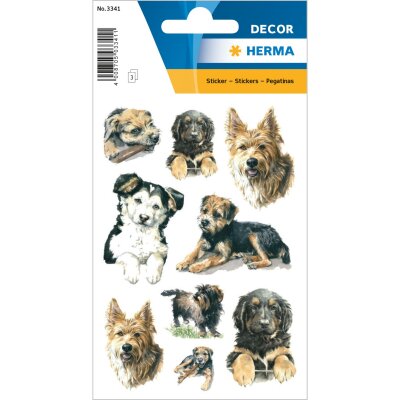 Herma Sticker DECOR Tiere Hunde 3 Bl