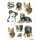 Herma Sticker DECOR Tiere Hunde 3 Bl