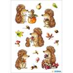 Herma Sticker DECOR Tiere Igel 3 Bl