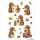 Herma Sticker DECOR Tiere Igel 3 Bl