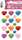 Herma Sticker DECOR Love Bunte Herzen 3 Bl 4008705034036