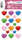 Herma Sticker DECOR Love Bunte Herzen 3 Bl