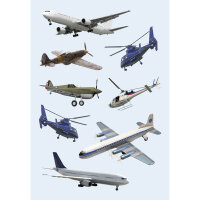 Herma Sticker DECOR Flugzeuge 3 Bl