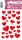 Herma Sticker DECOR Love Herzen & Briefe Silberprägung 2 Bl