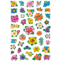 Herma Sticker DECOR Blumen Kleine Blumenköpfe 3 Bl