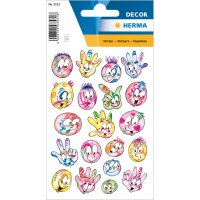 Herma DECOR Sticker BUNTE GESICHTER