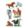 Herma Sticker DECOR Tiere Pferderassen 3 Bl