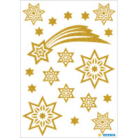 Herma Sticker MAGIC Weihnachten Sterne und Schweif glittery 1 Bl