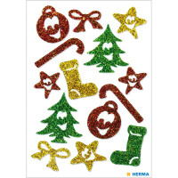 Herma Sticker MAGIC Weihnachten Weihnachtssymbole glittery 1 Bl