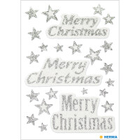 Herma Sticker MAGIC Weihnachten Merry Christmas glittery 1 Bl