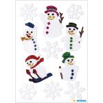 Herma Sticker MAGIC Weihnachten Schneemänner...