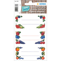 Herma Etiketten für den Haushalt 76 x 35 mm Beerenarrangements 4 Bl 12 Etik.