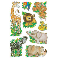 Herma Sticker DECOR Tiere Dschungeltiere 3 Bl