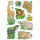 Herma Sticker DECOR Tiere Dschungeltiere 3 Bl