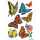 Herma Sticker DECOR Tiere Schmetterlinge 3 Bl