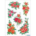 Herma Sticker DECOR Blumen Rosenbouquets 3 Bl