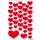 Herma Sticker DECOR Love Kleine Herzen rot 3 Bl