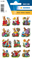 Herma Sticker DECOR Ostern Hasen nostalgisch 3 Bl